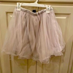 Crew cuts by J crew- tule skirt- grey size 12